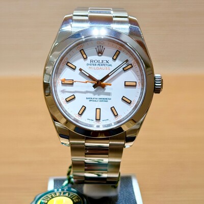 Rolex Milgauss – Ref. 116400 – Stainless Steel – White Dial – Full Set