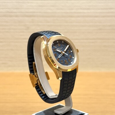 Patek Philippe Aquanaut Travel Time – Réf. 5269R-001 – Or Rose – Cadran Bleu – Bracelet Caoutchouc – Full Set