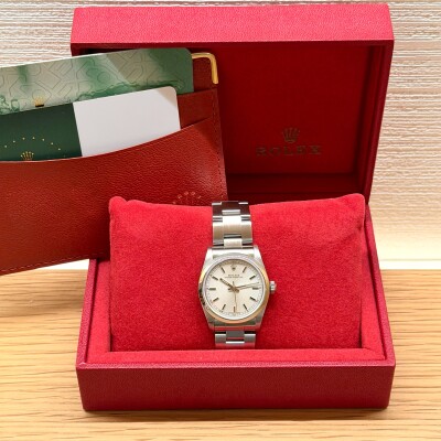 Rolex Oyster Perpetual 77080 – Acier – Cadran argenté – 31 mm