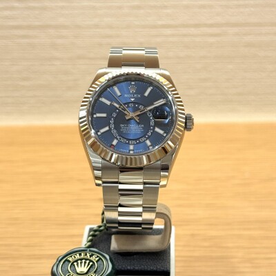 Rolex Sky-Dweller 42 – Réf. 336934 – Acier & Or Blanc – Cadran Bleu – Bracelet Oyster - Full Set