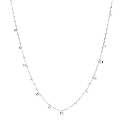 Collier argent Bollicine