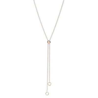 Collier or rose argent Bollicine