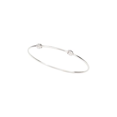Bracelet jonc Nodo argent Dodo