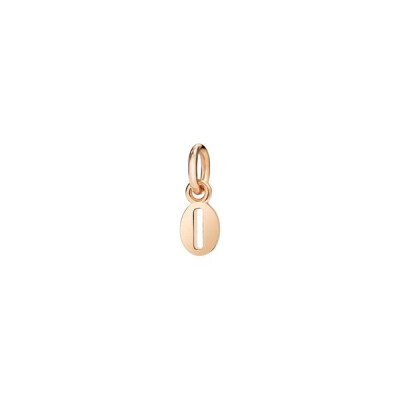 Pendentif or rose Numéro 0 Dodo