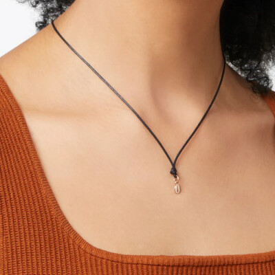 Pendentif or rose Numéro 0 Dodo