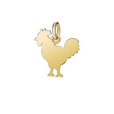 Pendentif Coq or jaune Dodo