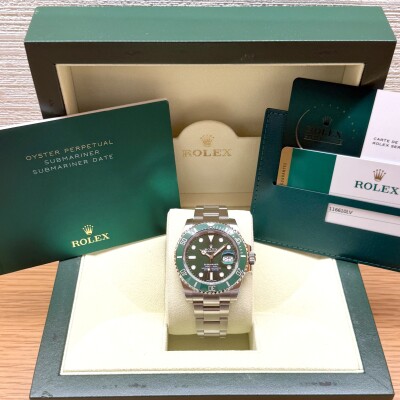 Rolex Submariner Date 40 – Réf. 116610LV – Acier – Cadran Vert – Bracelet Oyster – Full Set