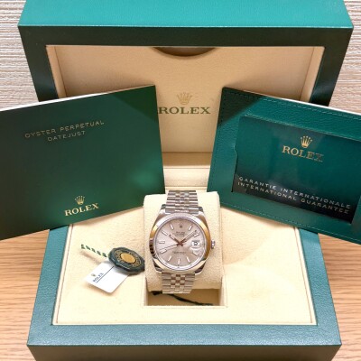 Rolex Datejust 41 – Réf. 126300 – Acier – Cadran Argent – Bracelet Jubilee – Full Set 2023