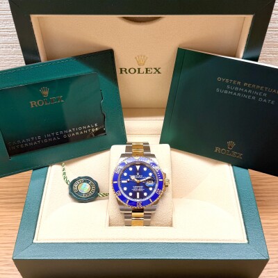 Rolex Submariner Date 41 – Réf. 126613LB – Acier & Or Jaune – Cadran Bleu – Bracelet Oyster – Full Set 2024