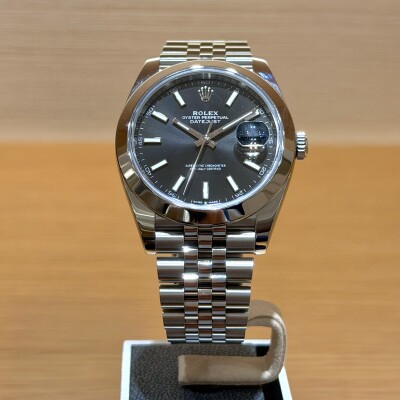 Rolex Datejust 41 – Réf. 126300 – Acier – Cadran Gris – Bracelet Jubilee – Full Set 2021