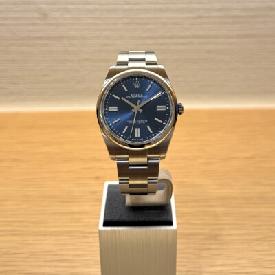 Rolex Oyster Perpetual 41 – Réf. 124300 – Acier – Cadran Bleu – Bracelet Oyster – Full Set 2022