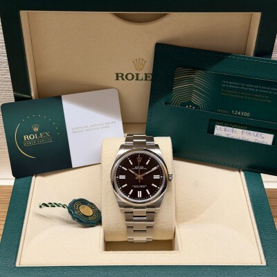 Rolex Oyster Perpetual 41 – Réf. 124300 – Acier – Bracelet Oyster – Full Set 2021