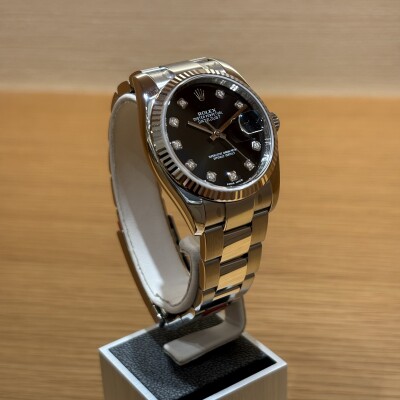 Rolex Datejust 36 – Ref. 116234 – Black Diamond Dial – Oyster Bracelet – 2011 – Full set