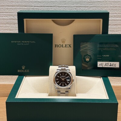 Rolex Datejust 36 – Réf. 126200 – Bracelet Oyster – 2021 – Full Set