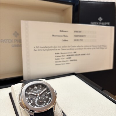 Patek Philippe Aquanaut Travel Time 40.8 – Réf. 5164A – Bracelet Composite – 2019 – Full Set