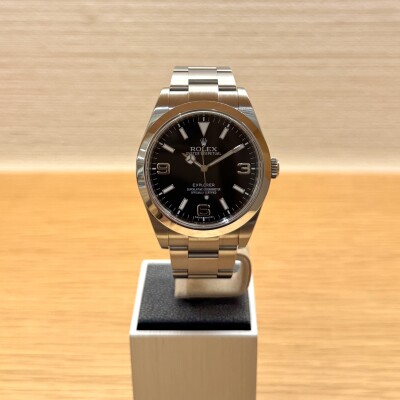 Rolex Explorer I 39 – Réf. 214270 – Acier – Cadran Noir – Bracelet Oyster – Full Set 2017