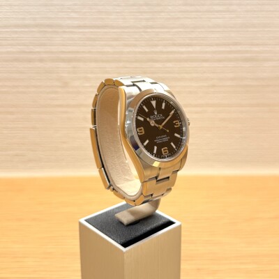 Rolex Explorer I 39 – Réf. 214270 – Acier – Cadran Noir – Bracelet Oyster – Full Set 2017