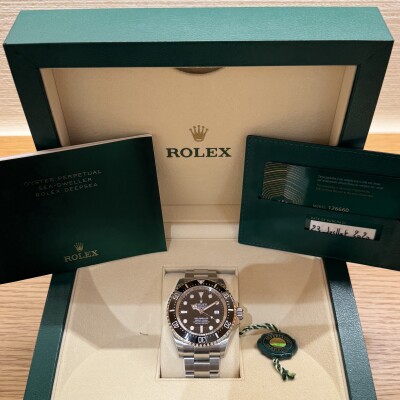 Rolex Deepsea 44 – Réf. 126660 – Acier – Cadran Noir – Bracelet Oyster – Full Set 2020