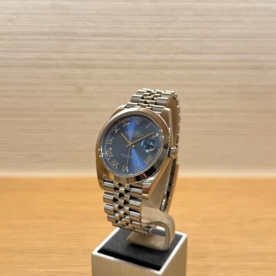 Rolex Datejust 41 – Réf. 126300 – Acier – Cadran Bleu Chiffres Romains – Bracelet Jubilee – Full Set 2020