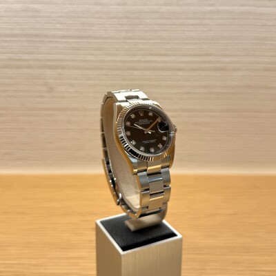 Rolex Datejust 36 – Réf. 126234 – Acier & Or Blanc – Cadran Gris Diamants – Bracelet Oyster – Full Set 2021