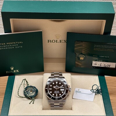 Rolex Submariner Date 41 – Ref. 126610LN – Steel – Black Dial – Oyster Bracelet – Full Set 2024