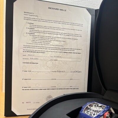 Richard Mille RM 35-03 Rafael Nadal – Quartz TPT Bleu & Blanc – Cadran Squelette
