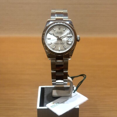 Rolex Datejust 31 – Réf. 178274 – Acier & Or Blanc – Lunette Cannelée – Full Set – 2019