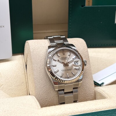 Rolex Datejust 31 – Réf. 178274 – Acier & Or Blanc – Lunette Cannelée – Full Set – 2019
