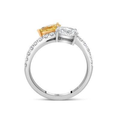 Clair Soleil Ring – 18K White Gold and Diamonds, 1.67 Carats K Raynal