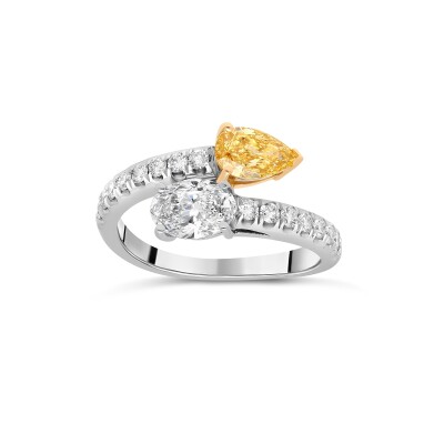 Clair Soleil Ring – 18K White Gold and Diamonds, 1.67 Carats K Raynal