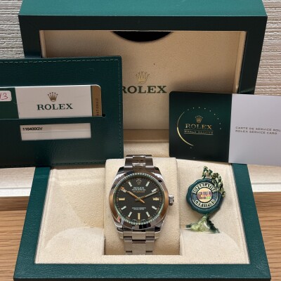 Rolex Milgauss - Ref. 116400GV - 2016 - Stainless Steel - 40 mm - Black Dial - Green Sapphire Crystal