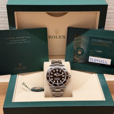 Rolex Submariner - Ref. 124060 - 2022 - Stainless Steel - 41 mm - Black Dial