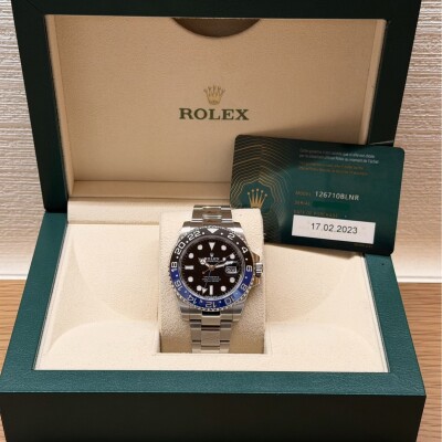 Rolex GMT-Master II - Ref. 126710BLNR - 2023 - Stainless Steel - 40 mm - Black Dial - Blue and Black Bezel