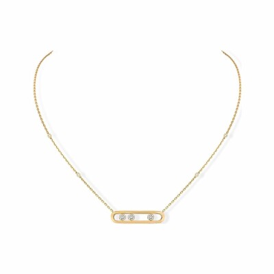 Collier Messika Move Classique en or jaune et diamants