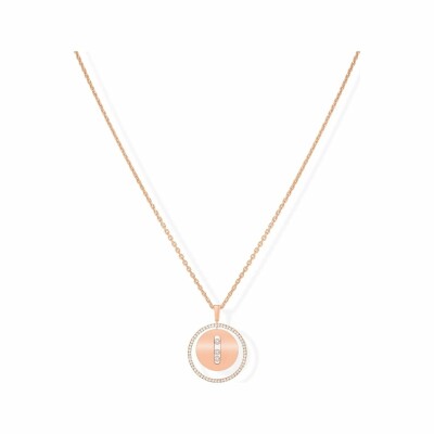 Collier Messika Lucky Move MM en or rose et diamants