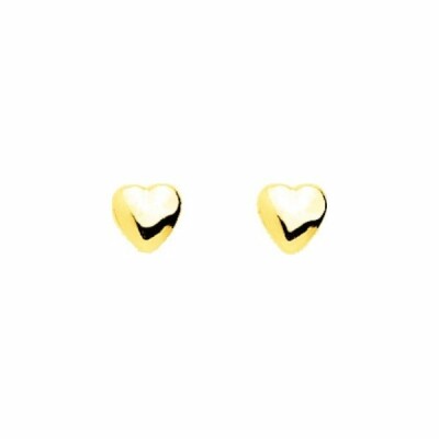 Boucles d'oreilles vis en or jaune