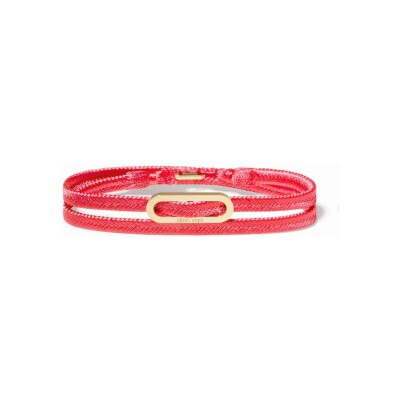 Bracelet dinh van Maillon en or jaune, rose
