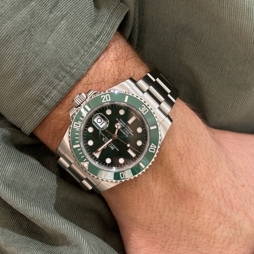 Montre Rolex Submariner Date lunette verte