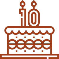 10 années d'activité