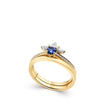 Solitaire Livia Saphir & Diamants