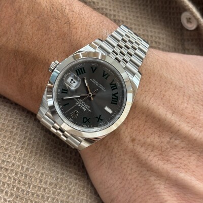 Montre Date Just 41 Ardoise