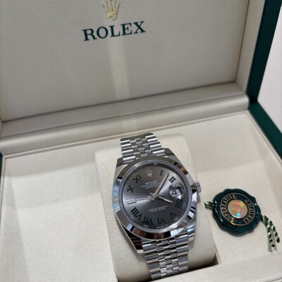 Montre Date Just 41 Ardoise
