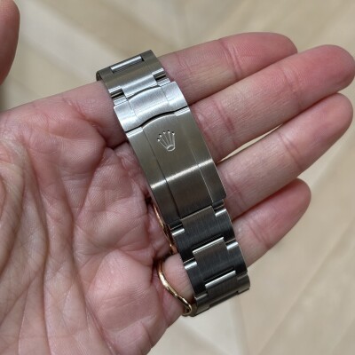 Montre Oyster, 41 mm, acier Vert