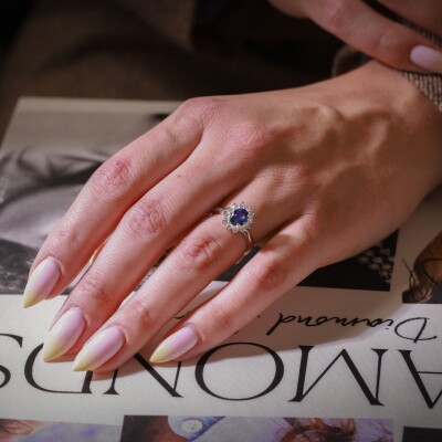 Bague Diana Saphir & Diamants