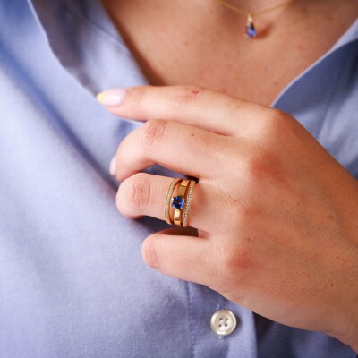 Bague Héloïse Saphir & Diamants