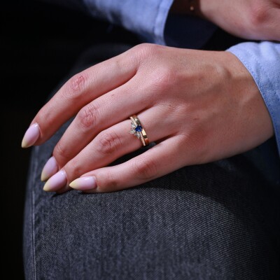 Solitaire Livia Saphir & Diamants