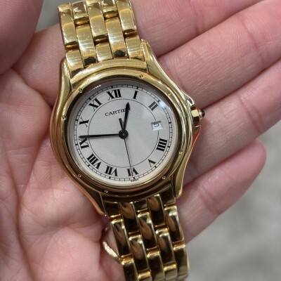 Montre Cougar GM or Jaune