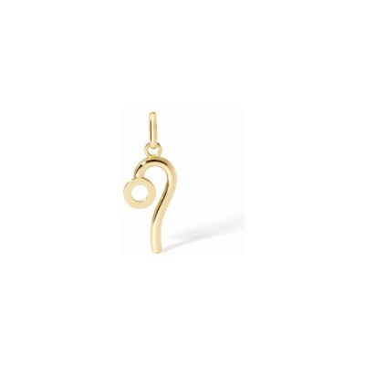 Pendentif dinh van Les Signes Lion en or jaune, petit modèle
