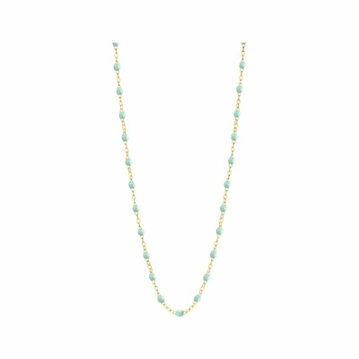 Collier Gigi Clozeau Classique en or jaune et résine jade, 42cm