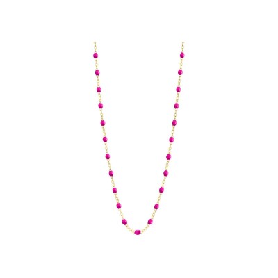Collier Gigi Clozeau Classique en or jaune et résine bonbon, 42cm